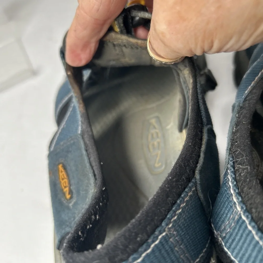 Men's KEEN Newport H2 WP Waterproof Sandals Trail Shoes Size US Sz 12  Navy/Gray